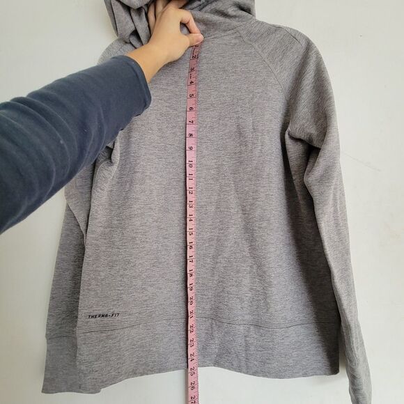 Nike Therma Fit Giants World Series Champions Heather Gray Hoodie Sweatshirt Med - Picture 11 of 16